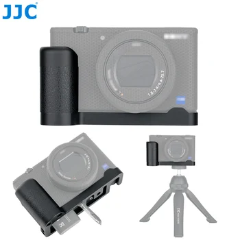 

JJC Durable Metal Camera Hand Grip for Sony ZV-1 ZV1, Anti-Slip Pads Design Extra 1/4"-20 Tripod Hole, Suitable in Vlog Shooting