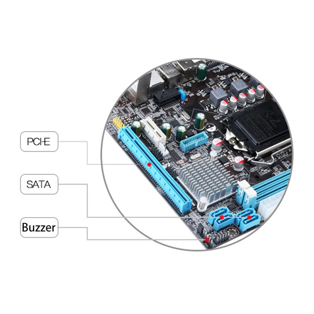 

VGA B75 1155 32G SATAII Computer USB3.0 MicroATX PCI E CPU P8B75M Motherboard HDMI DDR3 Components