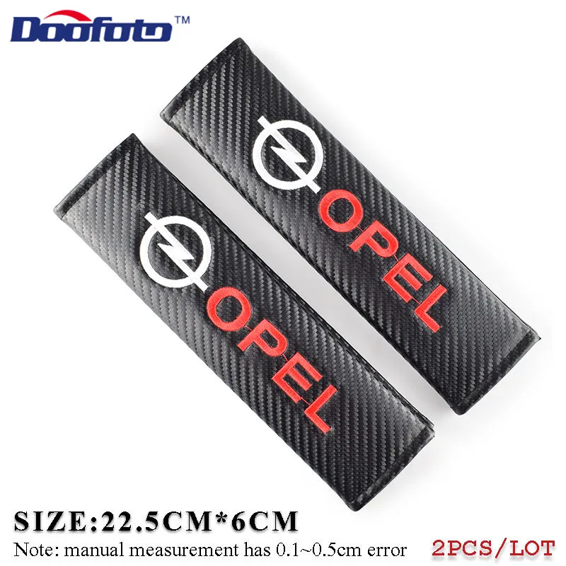 Doofoto 2x чехол для ремня безопасности автомобиля для Opel Astra j Insignia Astra g Corsa d Zafira b Mokka Vivaro Meriva аксессуары для укладки