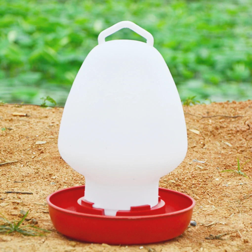 

3L Bird Water Feeder Dome Poultry Feeding Water Dispenser Drinker PE Waterer Animal Drinking Bowl