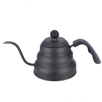 

Hot Sale Retro Coffee Pot Cloud Pot 304 Stainless Steel Hand Made Coffee Pot 950Ml Long Mouth Drip Coffee Maker Size: 32.5 x 14.
