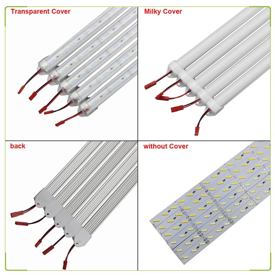 led strip aluminium profile 8520 LED Hard Rigid Bar light 50cm DC12V 36 SMD Aluminum Led Strip light 5pcs / 10pcs