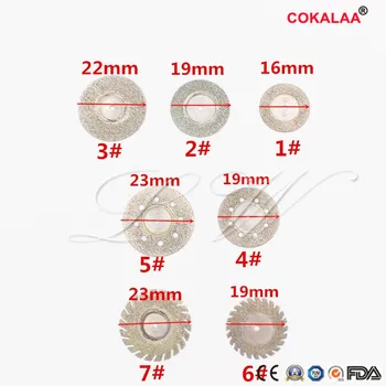 

10piece Electroplated diamond cutting piece dental grinding piece emery small electric grinding piece saw blade