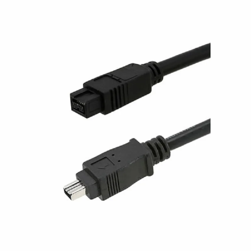 9 Pin to 4 Pin 6 Ft IEEE-1394 FireWire iLink DV Cable IEEE 1394b 800 Mbps Firewire DV iLink Cable