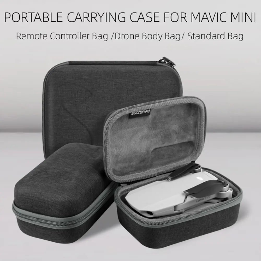 Mega Discount LKA Sunnylife Storage Bag For Mavic Mini Drone Body Remote Control Protective Bag Drone Accessories Black Shockabsorbing Storage Bag 