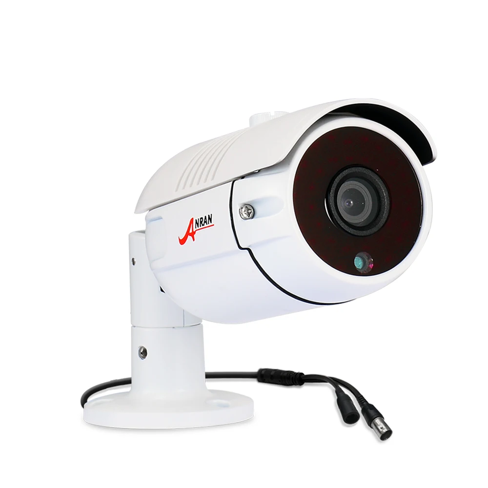 None BNC Cable ANRAN AHD 2.0MP 1080P аналоговая HD камера безопасности IR-CUT 36 ИК светодиодов ночного видения наружная Водонепроницаемая камера - Цвет: None BNC Cable