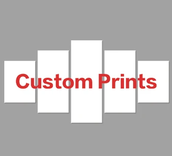

5 Pcs Creative Art HD print wall art painting for living room bedroom home decor custom made print your picture on canvas Poster