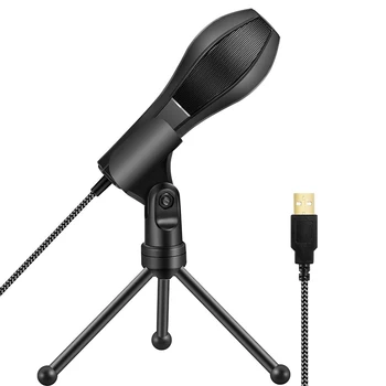 

Omnidirectional Desktop USB Condenser Microphone For PC Laptop MAC Windows Studio Recording Microphone Vocal Voice Over, YouTube