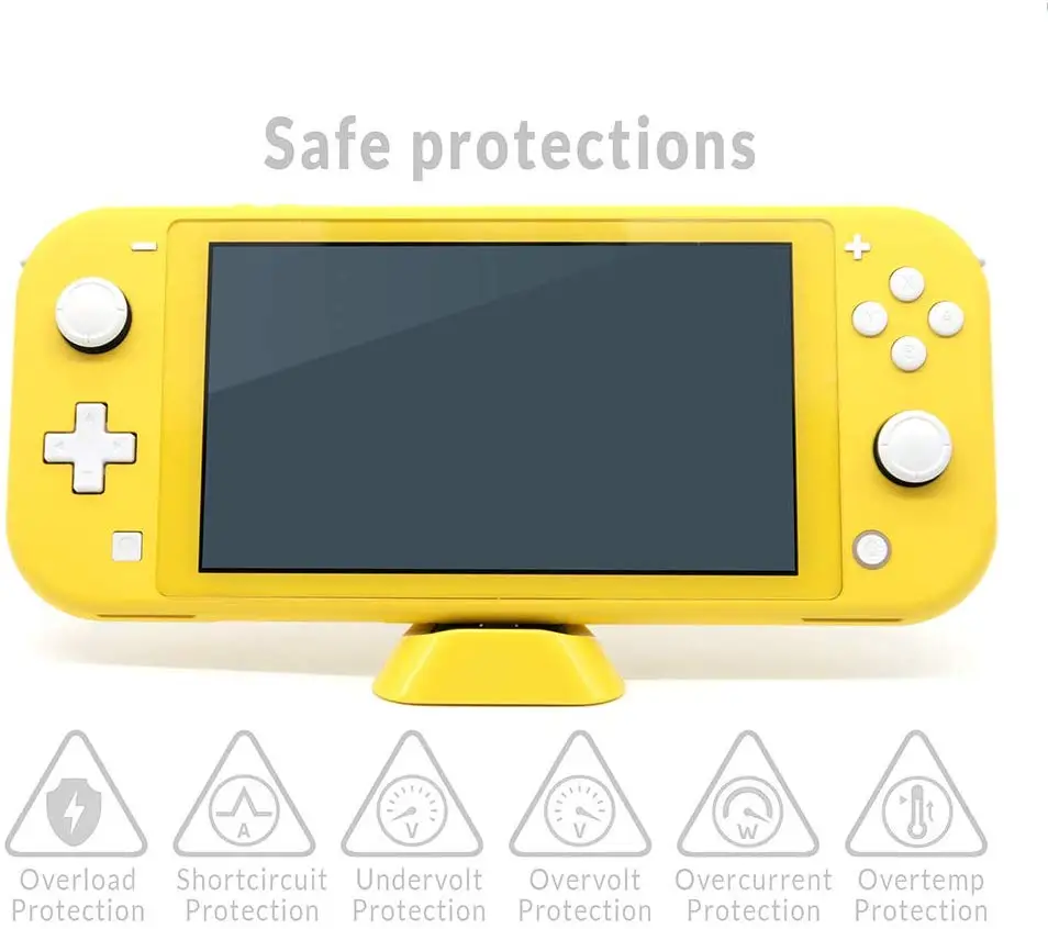 Зарядная док-станция для nintendo Switch Lite, компактная зарядная подставка с портом type C, совместимая с nintendo Switch Lite 201