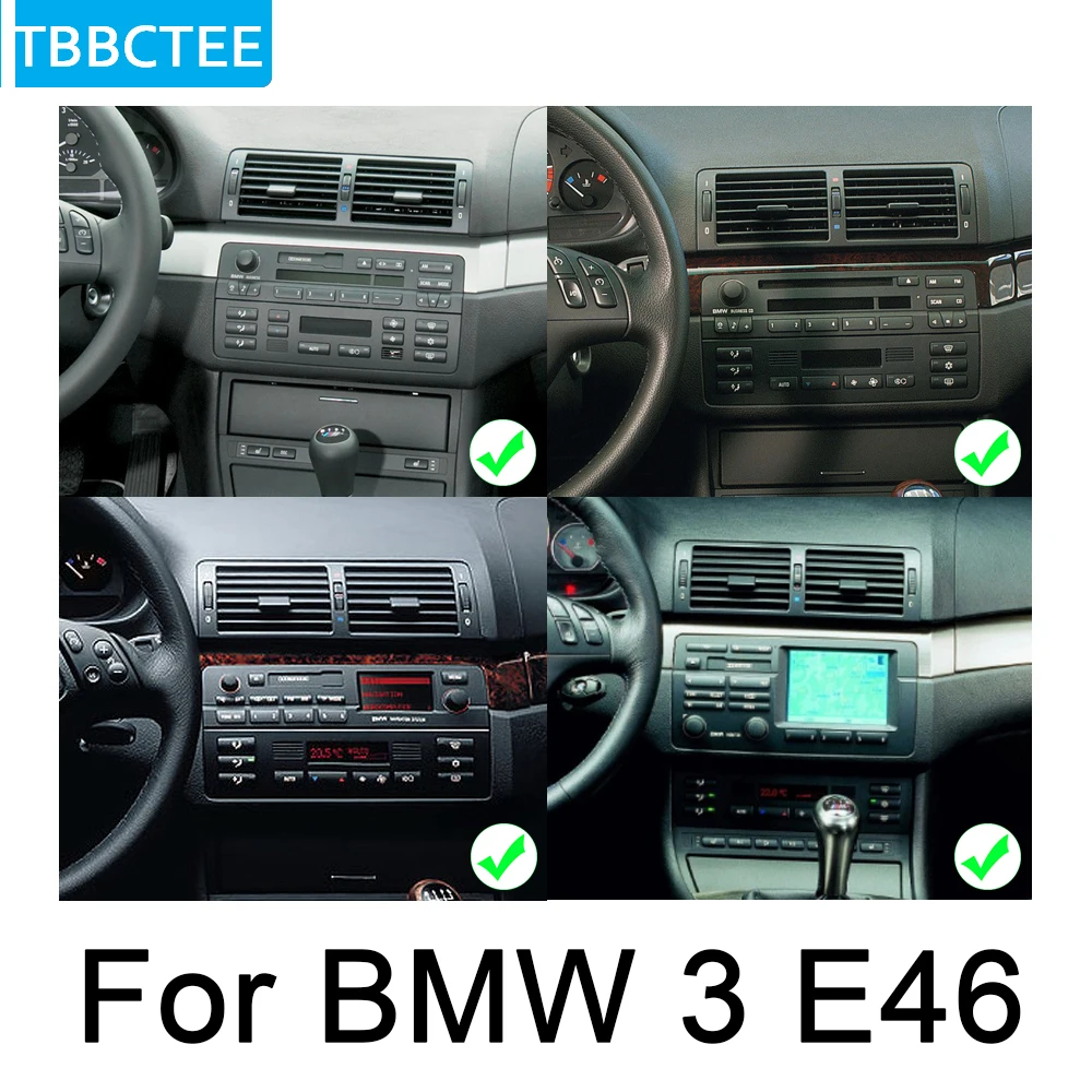 Cheap For BMW 3 Series E46 1998~2006 Android Car DVD GPS Navi player Navigation WiFi Bluetooth Mulitmedia system audio stereo Map HD 4