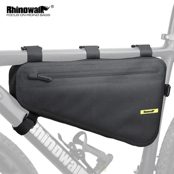

Rhinowalk 4L Waterproof Bicycle Frame Bag Big Capacity Triangle Bag Bicycle Frame Tube Bag Cycling Tool Pouch Bag Bike Accessory
