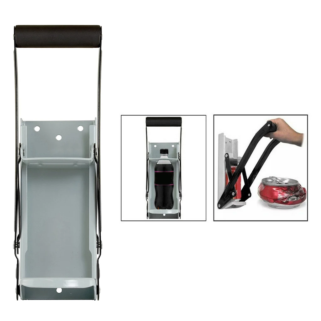 Aluminum Can CrusherRecycling Tool for Seltzer, Soda, Beer Cans with Bottle Opener