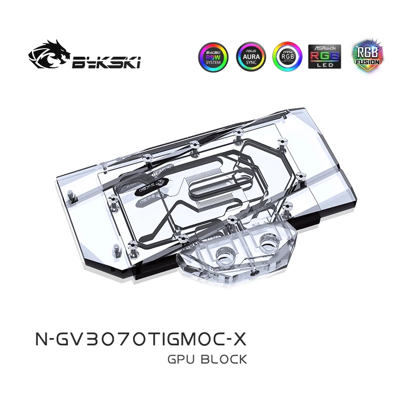 Bykski N-GV3070TIGMOC-X GPU Water Block cooler for GIGABYTE RTX