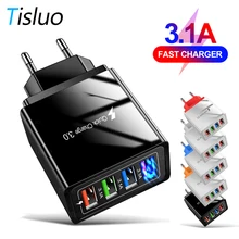 USB Charger Quick Charge 3.0 For Phone Adapter for iPhone 12 Samsung S10 Xiaomi Huawei Tablet Wall Mobile Charger Fast Charging