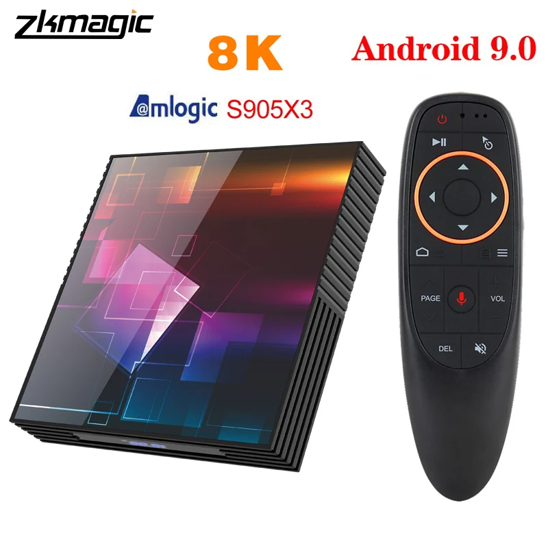 Google Play ТВ приставка Android 9,0 Amlogic ТВ приставка S905X3 4 ГБ 32 ГБ 64 Гб Смарт ТВ приставка 8K 2,4/5,0G WiFi Android ТВ приставка A95X