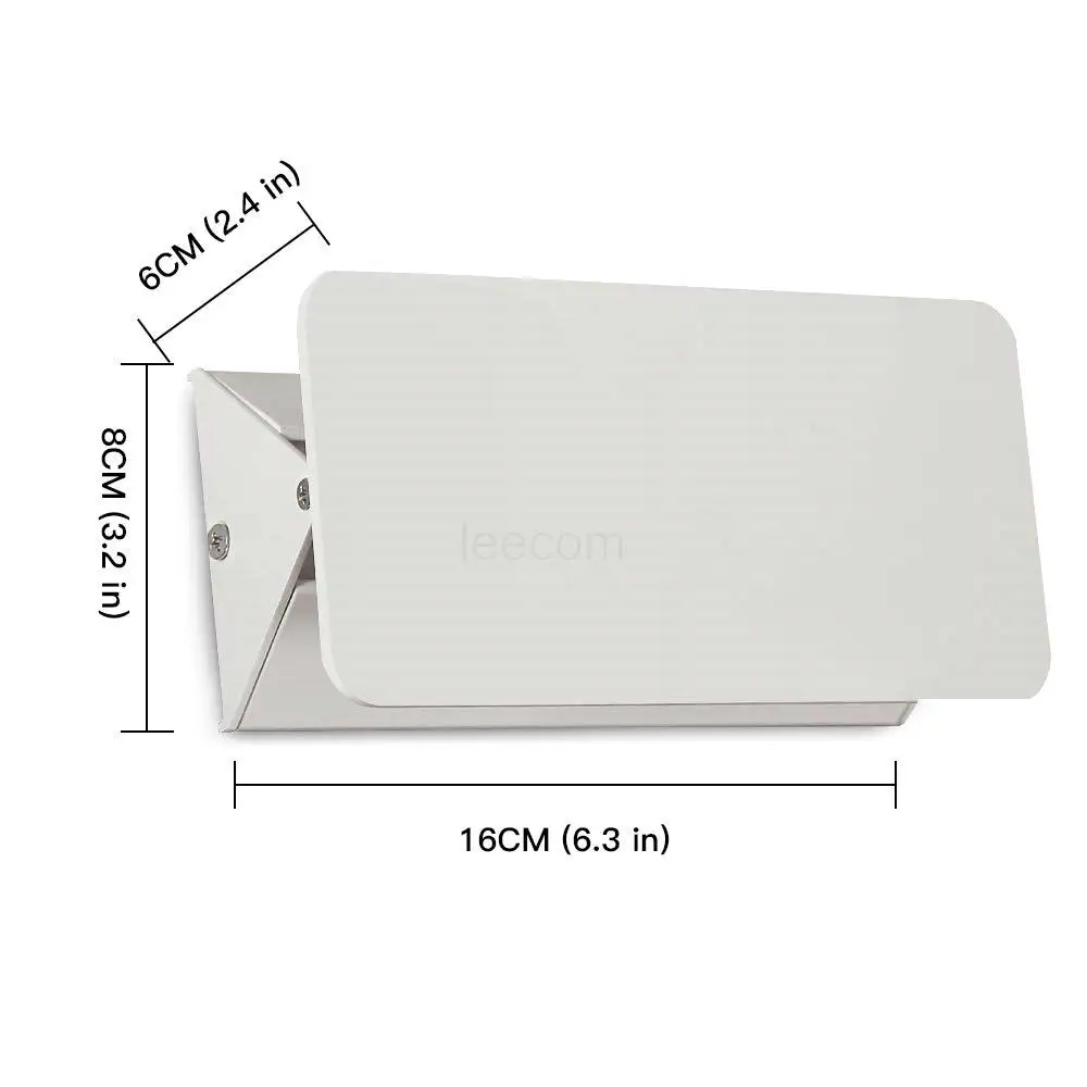 Светильник 5w Led Wall Light Indoor Lamp Modern Design Warm White Adjustable Angle Dimmable For Bedroom living Room | Лампы и