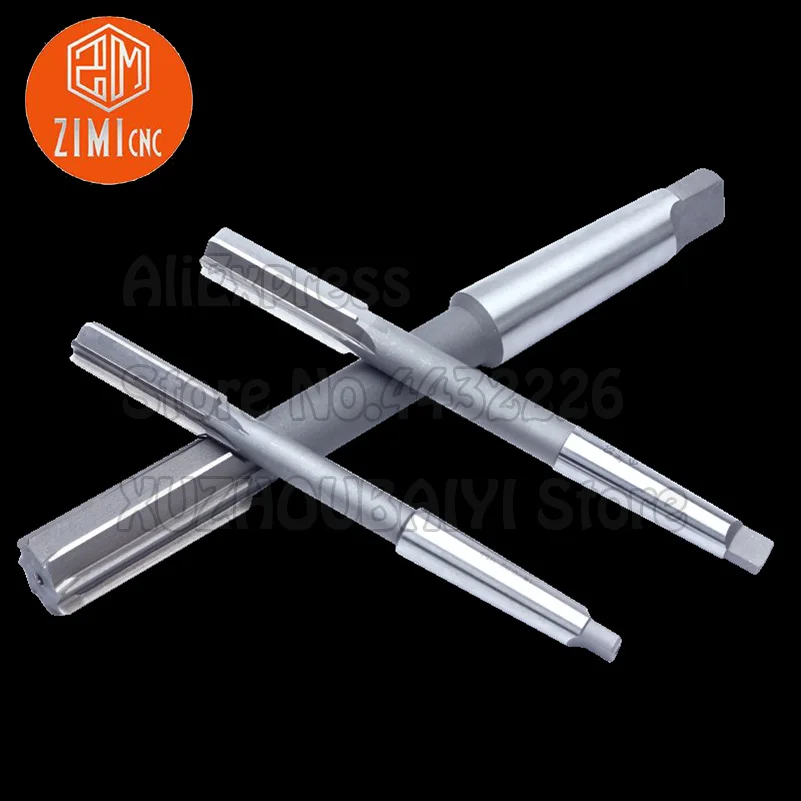 Taper shank machine reamer D4 12 15 16 17 18 20 22 24 25 28 30 32 34 35 40mm straight groove reamer high-speed steel high