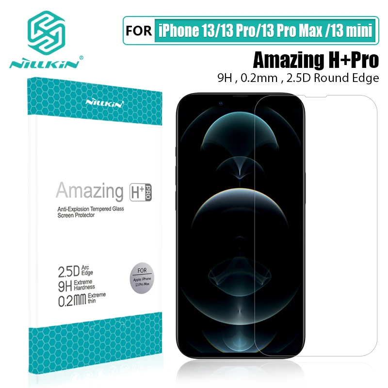 cell phone screen protector NILLKIN For iPhone 13 Pro Max Screen Protector For iPhone 13 Pro for iPhone 13 CP+Pro /H+ProTempered Glass for iPhone 13 mini mobile phone screen protector Screen Protectors