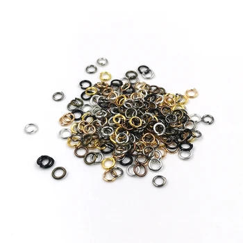 

200pcs/lot 3/4/5/6/7/8/10mm Metal Jump Rings Split Ring Connectors For Diy Jewelry Finding Making Accessories Wholesale Supplies