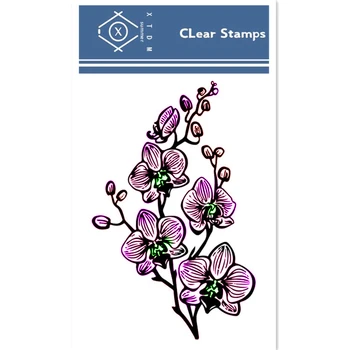 

7 desgins Flower series 6.5x9cm Transparent Clear stamp Silicone Stamp/Seal DIY scrapbooking/photo album Christmas stamp sheets