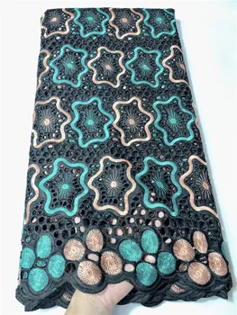 

Fashion African Lace Fabric 2020 High Quality Lace with Stones, French Mesh Swiss Voile Nigerian Lace Fabrics for Dress YIN313