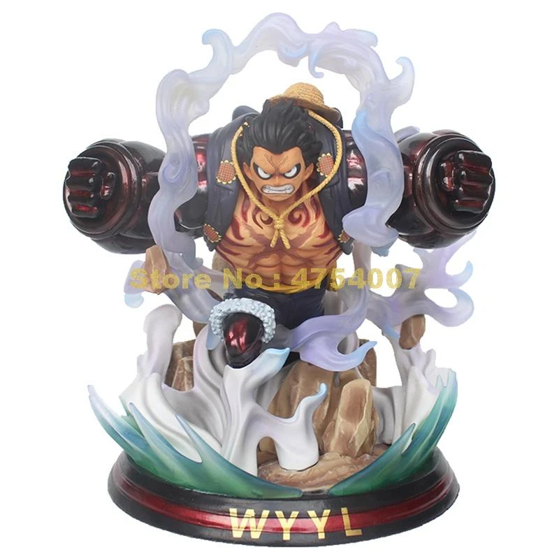 アニメワンピースルフィ像ヘビ男4最大筋肉拳アクションフィギュアコレクションモデル28センチメートルおもちゃ Action Figures Aliexpress