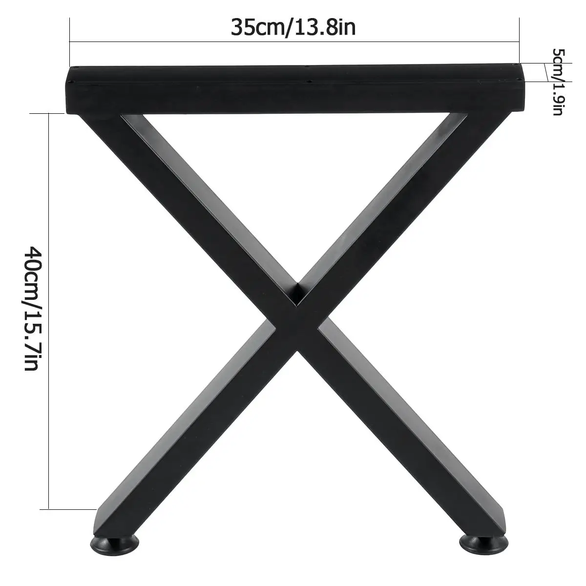 Patas de mesa de hierro forjado en forma de X, patas de Metal para muebles,  soporte para mesas de centro, sofá, escritorio, accesorios para muebles,  40cm/71cm, 2 piezas - AliExpress