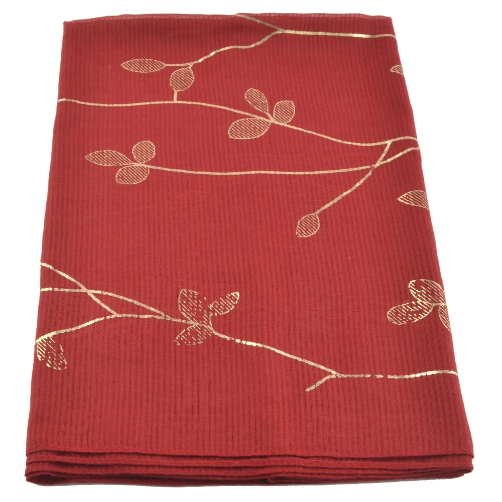 Foulard femme musulman, хлопковый мусульманский хиджаб, простой головной шарф для волос, Шали Обертывания, Осенний женский золотой шарф с маркой sjaal, Роковая женщина