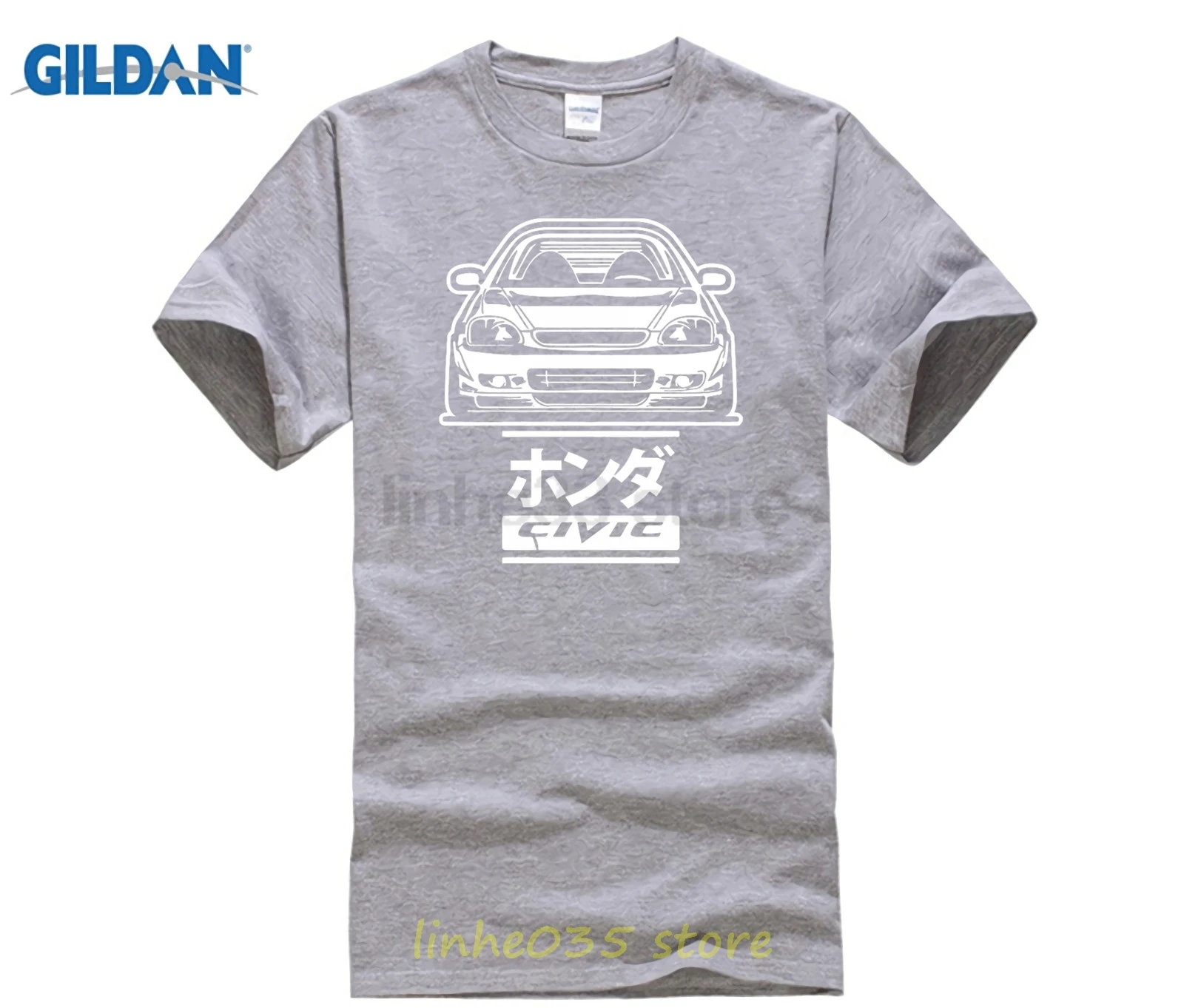 Летняя Новинка HONDA CIVIC 6GEN футболка мужская с коротким рукавом TYPE-R 6RD CAR B16 B18 JDM футболка