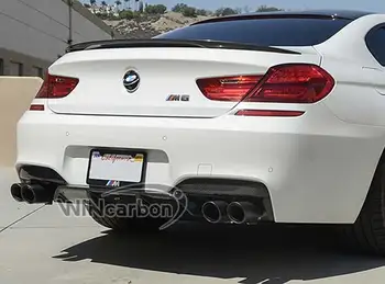 

Real Carbon Fiber Rear Diffuser 2pcs/Set 1pair For BMW F12 F13 M6 F06 M6 M-Sport Gran Coupe