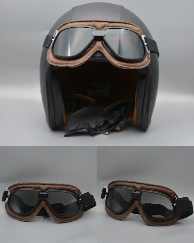 Очки для защиты глаз для верховой езды мотоциклетные очки Harley Hide Substance велосипедные стеклянные защитные очки для улицы Защита от УФ-излучения F11 коричневая Леа