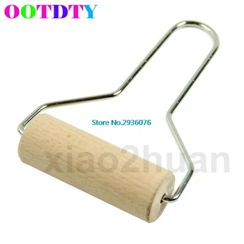 

Wood Clay Roller Pottery Rolling Pin Modelling Tool Stainless Steel Handle APR14_35