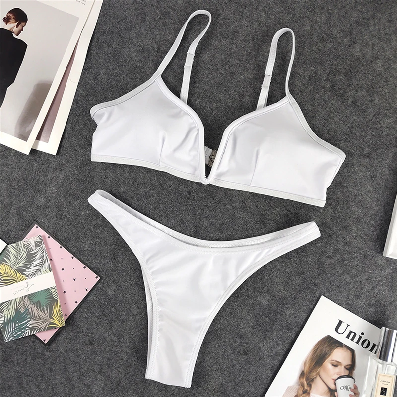 High Waist Bikinis Women Swimsuit 2019 Backless Sexy Swimwear Bathing Suit Female Sling Triangle Biquinis Maillot De Bain Femme High Waist Bikinis Women Swimsuit 2019 Backless Sexy Swimwear Bathing Suit Female Sling Triangle Biquinis Maillot De Bain Femme