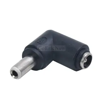 

10 Pcs DC 5.5x2.1mm Female to 5.5x2.5mm Male Right Angle 90 Degree Connector Plug