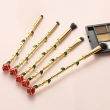 

Free Shipping Beauty and the Beast Rose Makeup Brushes Set Beauty Cosmetic Brush Eyeshadow Contour Concealer Pincel Maquiagem
