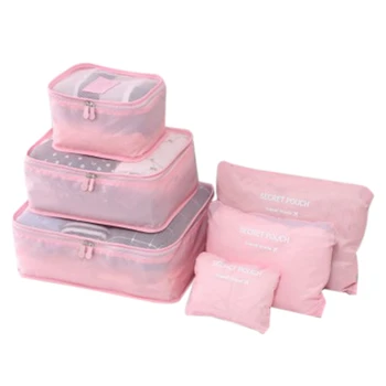 

Travel Portable Storage Six-Piece Luggage Clothing Waterproof Finishing Bag Storage Bag Travel Business Travel Luggage Storage B