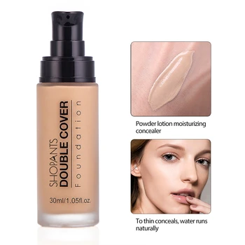 

ShopAnts Silky Moisturizing Natural Face Concealer Air Fluid Foundation Contour Base Long Lasting Waterproof Women Makeup