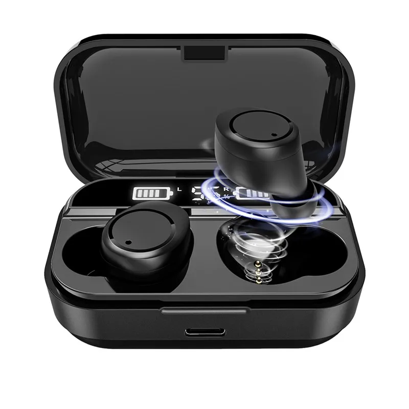 Tkey X5 TWS Bluetooth 5 0 беспроводные наушники цифровой светодиодный дисплей большая