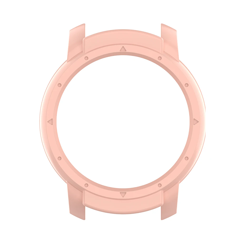 Pink Новая защита жесткого диска чехол противоударный для Ticwatch E2 Смарт-часы спортивные противоударные Защитный чехол рамка - Цвет: Pink