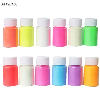 

12 Color Luminous Resin Pigment Kit Glow In the Dark Powder Pigment Colorant Dye