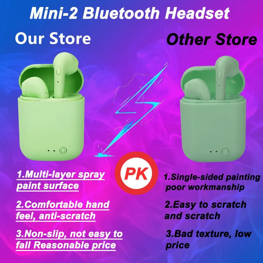 TWS i7 мини-наушники беспроводные наушники 1:1 Air hui pods Bluetooth-гарнитура спортивные