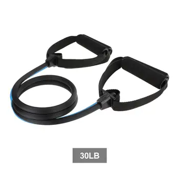 

5 Levels Resistance Bands with Handles Yoga Pull Rope Elastic Fitness Exercise Tube Band for Home Workouts Strength Training