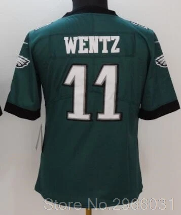 for women А+++ качественные женские 86 Zach Ertz 91 fletcher cox 11 carson wentz 9 Nick Foles Jersey Philadelphia - Цвет: for women