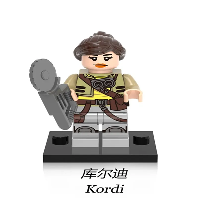 Строительные блоки Wars The Man Rhoda Poe Dameron Sith Stormer Raider Kara Dunn Empire механический робот Кирпичи подарок для детей игрушки GH0001 - Цвет: 395 Without Box