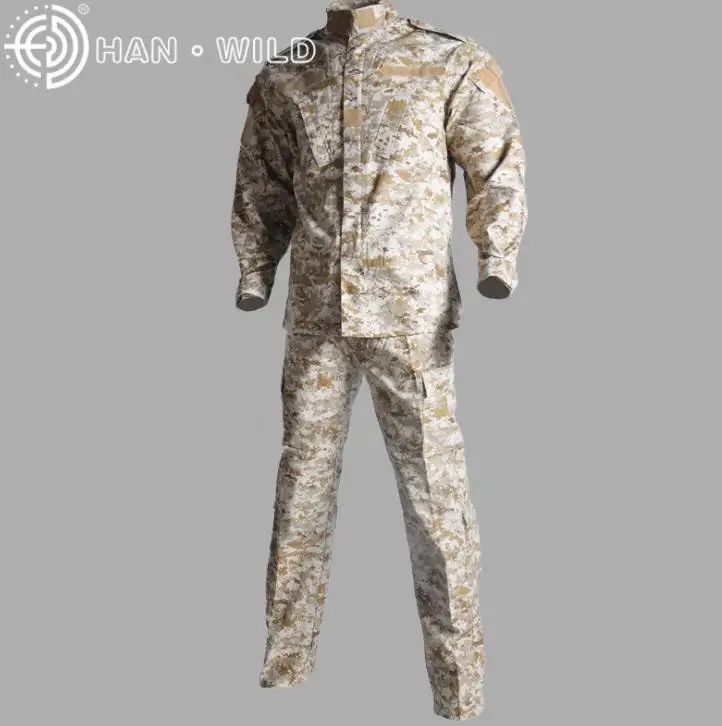 Тактический охотничий костюм Ghillie Мужская камуфляжная охотничья одежда рубашка+ брюки Мультикам военный USMC Военная боевая униформа
