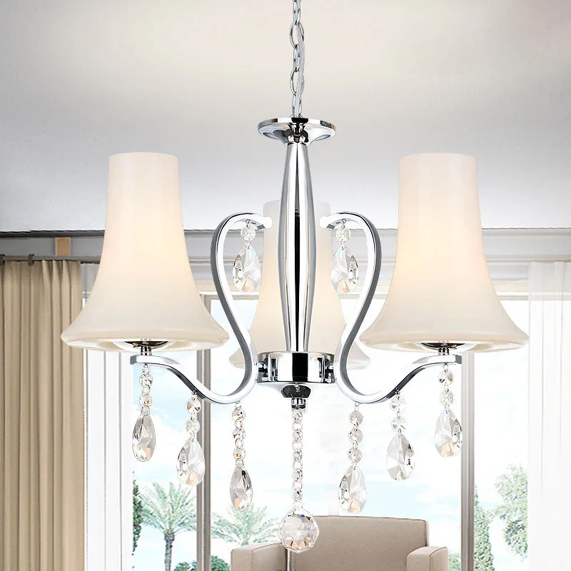 

Modern Contracted Three Restaurant Lamp European Style Led Bedroom Pendant Lamp luminaire suspendu