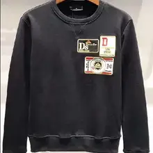 DSENQI/Новинка; DSQ; толстовки с принтом; унисекс; толстовки с капюшоном; повседневные толстовки; DS264