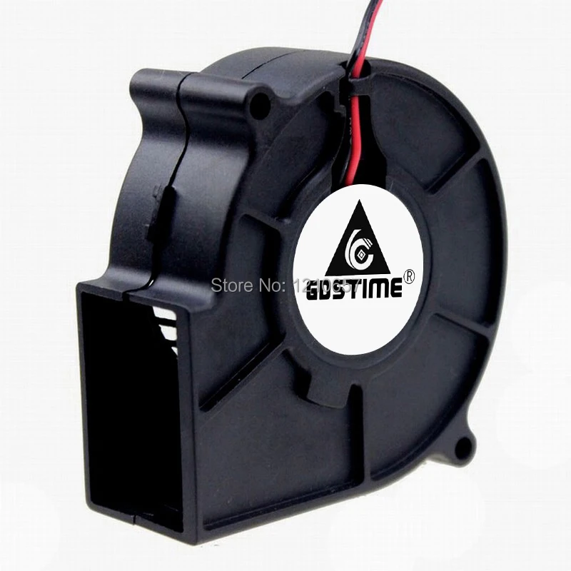1 шт. Gdstime 7530 DC 5V 12V 24V 2Pin двойной подшипник 75 мм 75x30 Компьютер ПК Бесщеточный