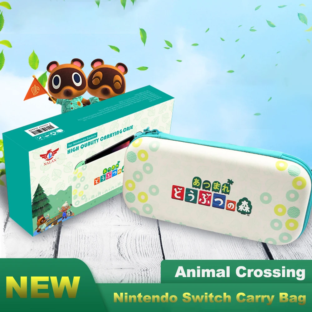 Nintend Switch Travel Carrying Bag NS Accessories Cases Game Card Case Portable Storage for Nitendo Animal Crossing | Электроника