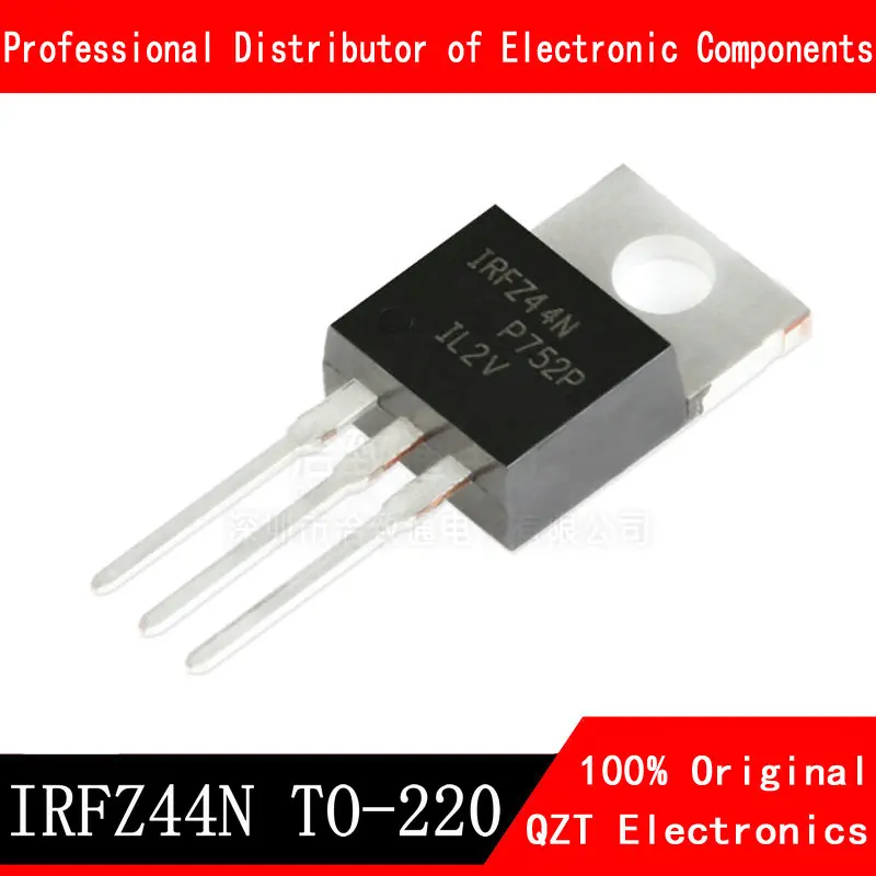 10pcs/lot IRFZ44N TO220 IRFZ44NPBF IRFZ44 TO-220 new original In Stock 10шт mosfet irfz44n to220 комплект транзисторов irfz44 to 220 высокомощные транзисторы полевой эффект